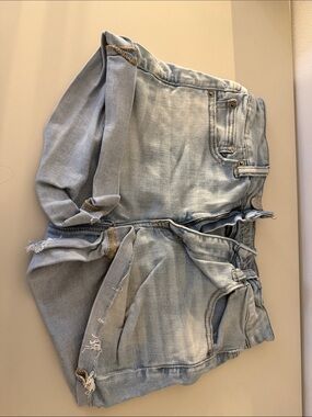 American Eagle Outfitters Light Blue Boyfriend Denim Shorts